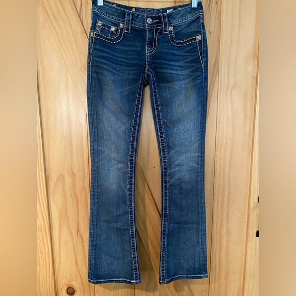 MISS ME Like NEW jeans size 25 signature boot cut - Picture 1 of 15
